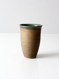 vintage studio pottery vase
