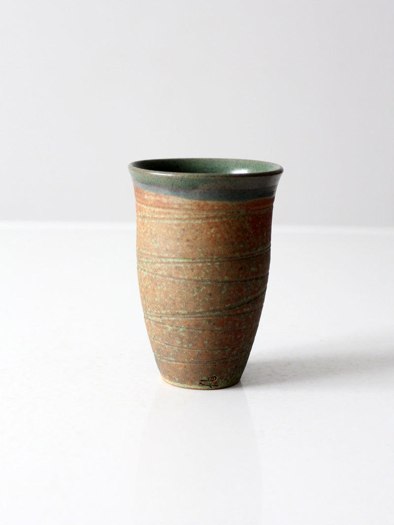 vintage studio pottery vase