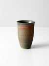 vintage studio pottery vase