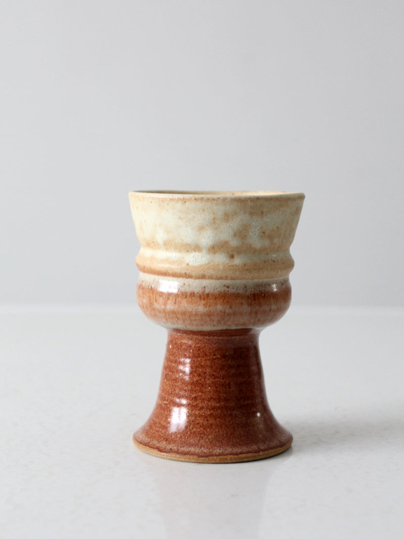 vintage pottery cup