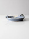 vintage studio pottery butterfly tray