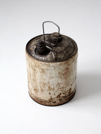 vintage Sunfleet 5 gallon motor oil can