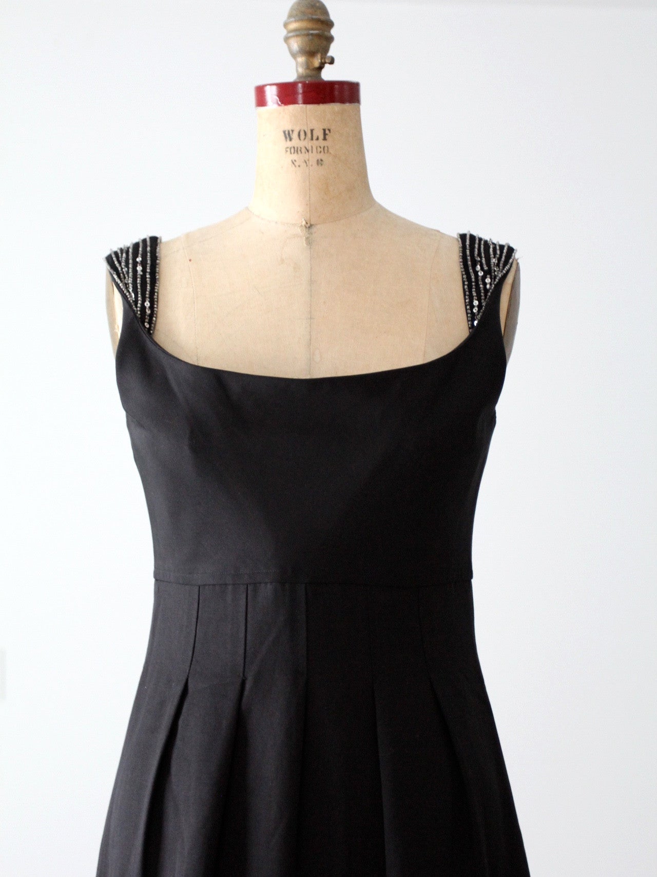 Lela Rose embellished silk dress