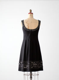 Lela Rose embellished silk dress