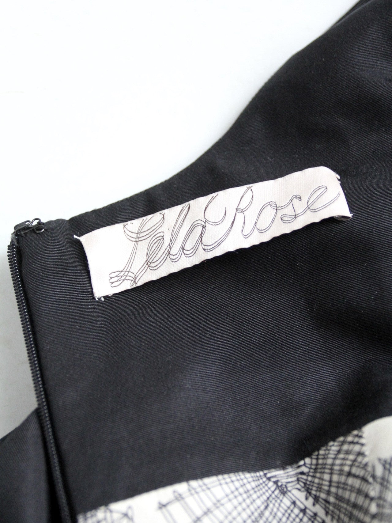 Lela Rose embellished silk dress