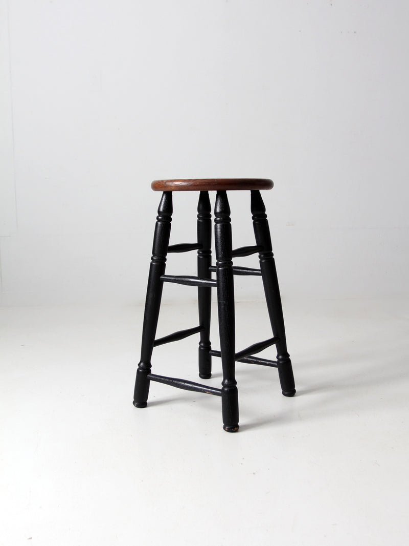vintage wooden stool