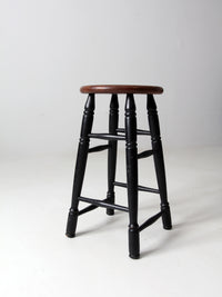 vintage wooden stool