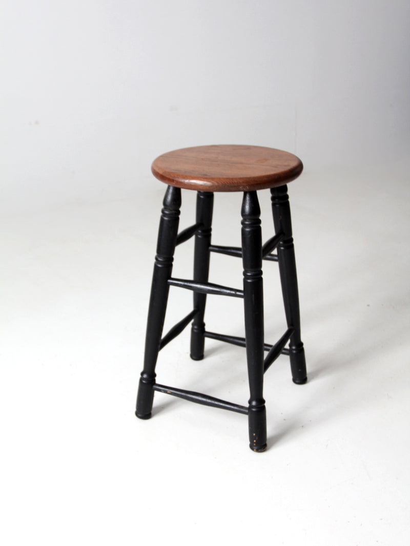 vintage wooden stool