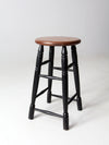 vintage wooden stool