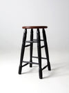 vintage wooden stool