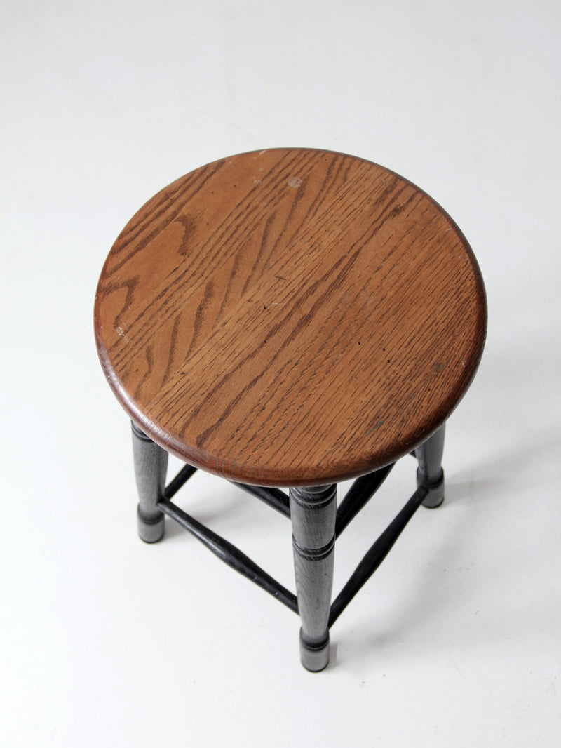 vintage wooden stool