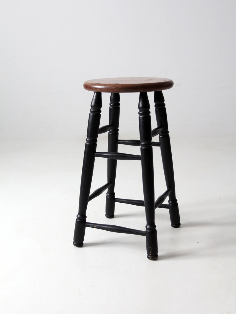 vintage wooden stool