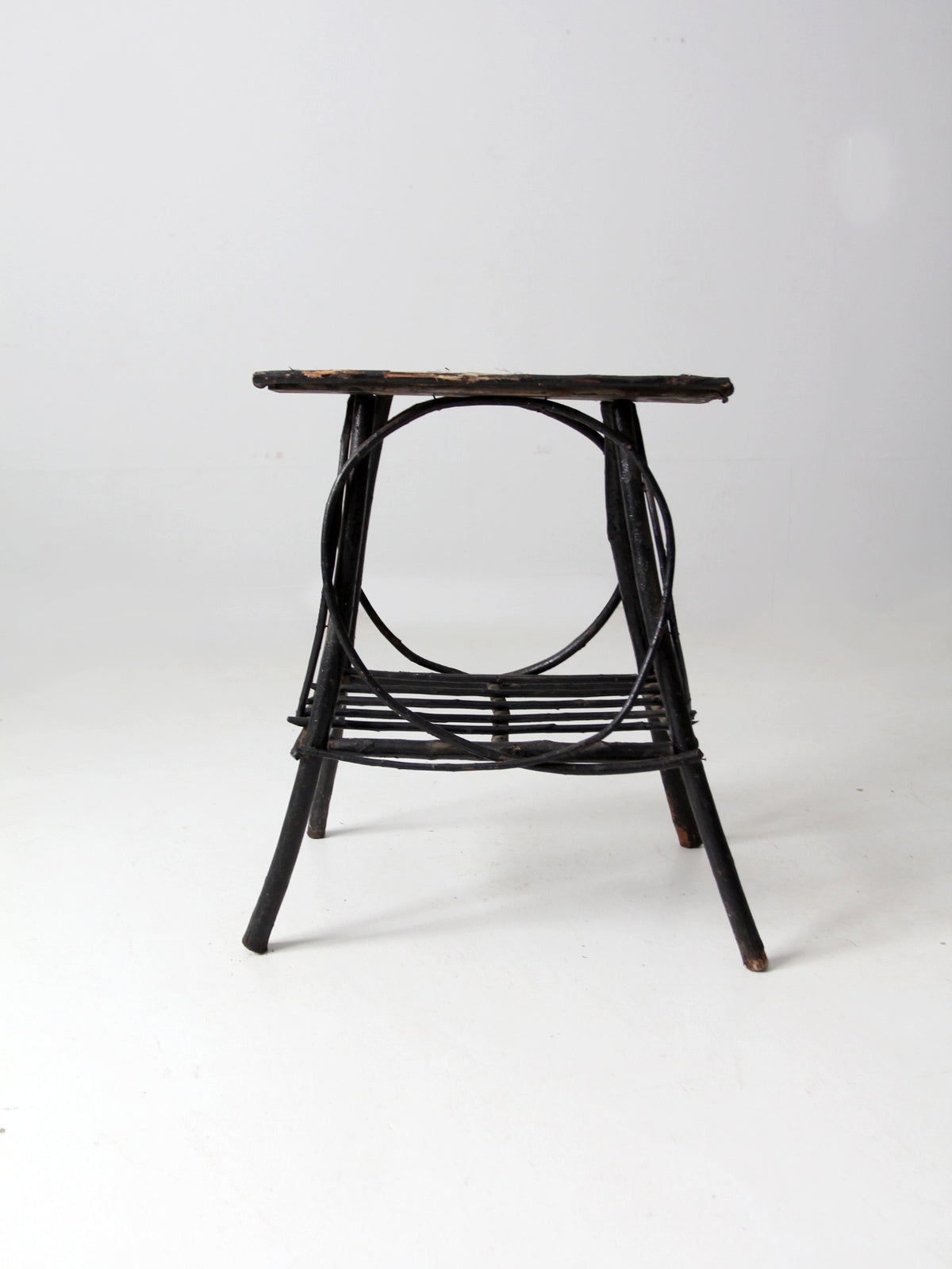 antique Adirondack twig table