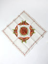vintage embroidered table cloth