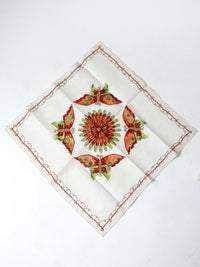 vintage embroidered table cloth