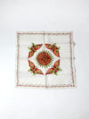 vintage embroidered table cloth