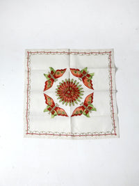 vintage embroidered table cloth