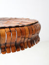 antique bamboo accent table
