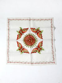 vintage embroidered table cloth