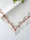 vintage embroidered table cloth