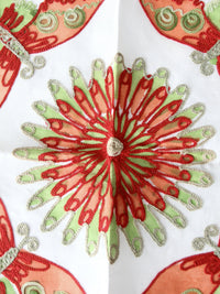 vintage embroidered table cloth
