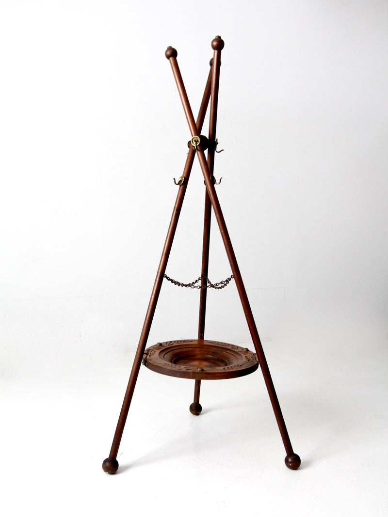 antique Victorian hall stand