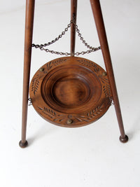 antique Victorian hall stand