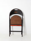 vintage metal folding chiar
