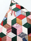 antique quilt throw pillow
