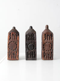 vintage Von Stiehl "Authentic Rune" bottle collection