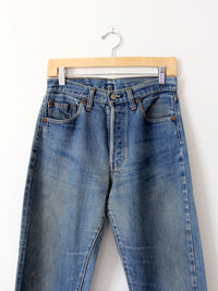 vintage Levis red line selvedge denim jeans, 29 x 31