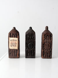 vintage Von Stiehl "Authentic Rune" bottle collection