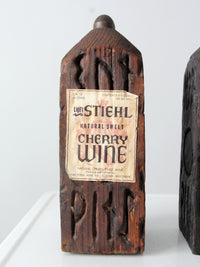 vintage Von Stiehl "Authentic Rune" bottle collection