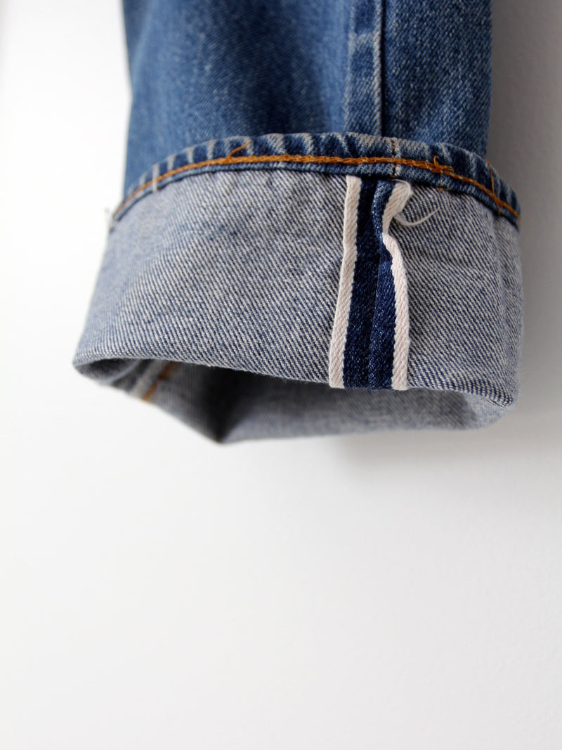 vintage Levis red line selvedge denim jeans, 29 x 31