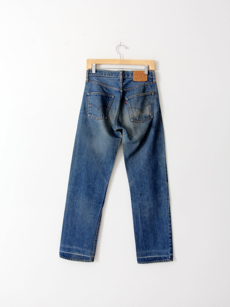 vintage Levis red line selvedge denim jeans, 29 x 31