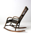 antique wicker rocking chair