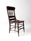 antique pressed back dining chair