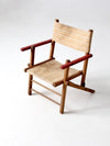 mid-century children's folding chair