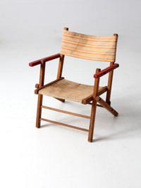 mid-century children's folding chair