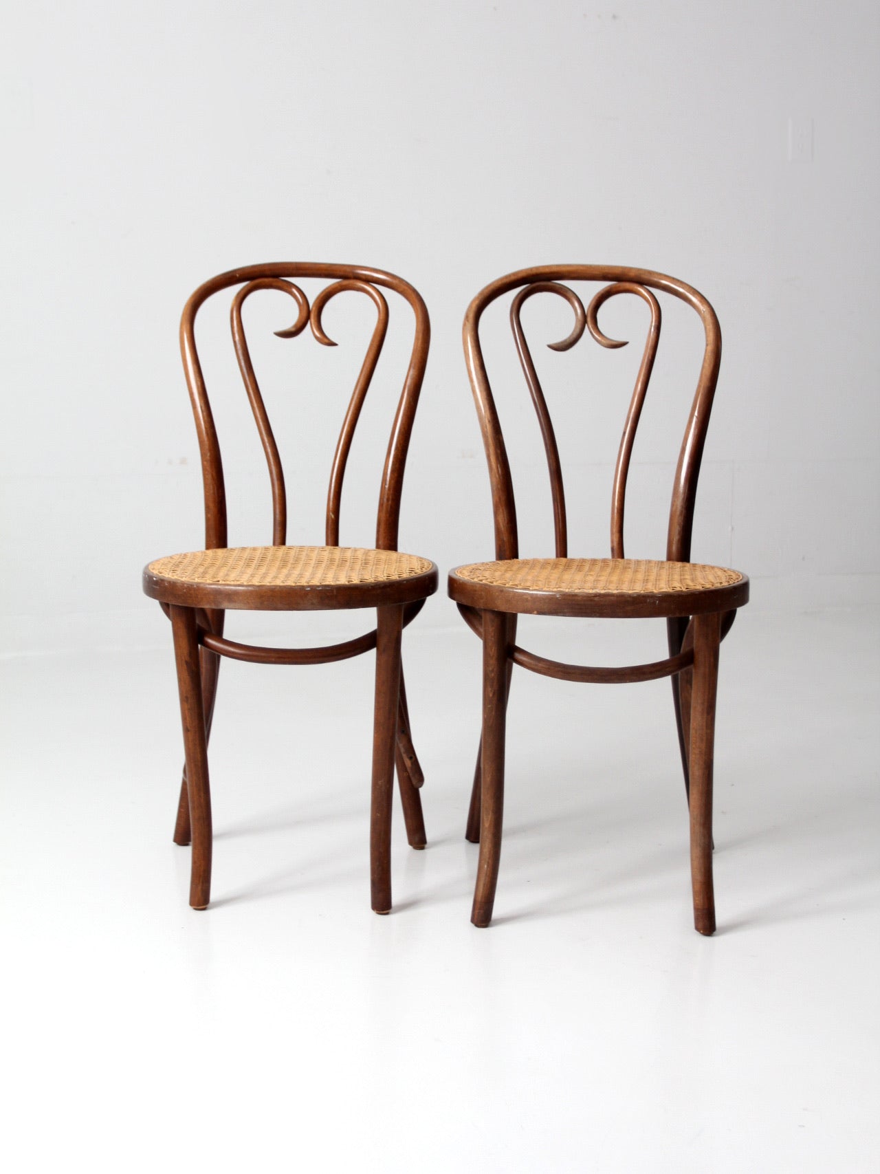 antique FMG bentwood chairs pair