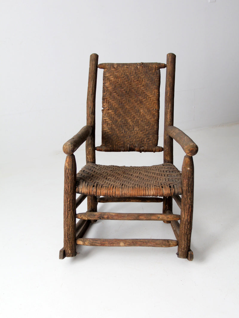 antique Hickory rocking chair – 86 Vintage