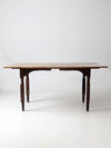 antique wood dining table