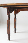 antique wood dining table
