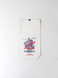 vintage Liberty Flour 25 lb paper bag