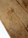 antique wood dining table