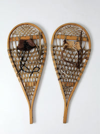 vintage snowshoes