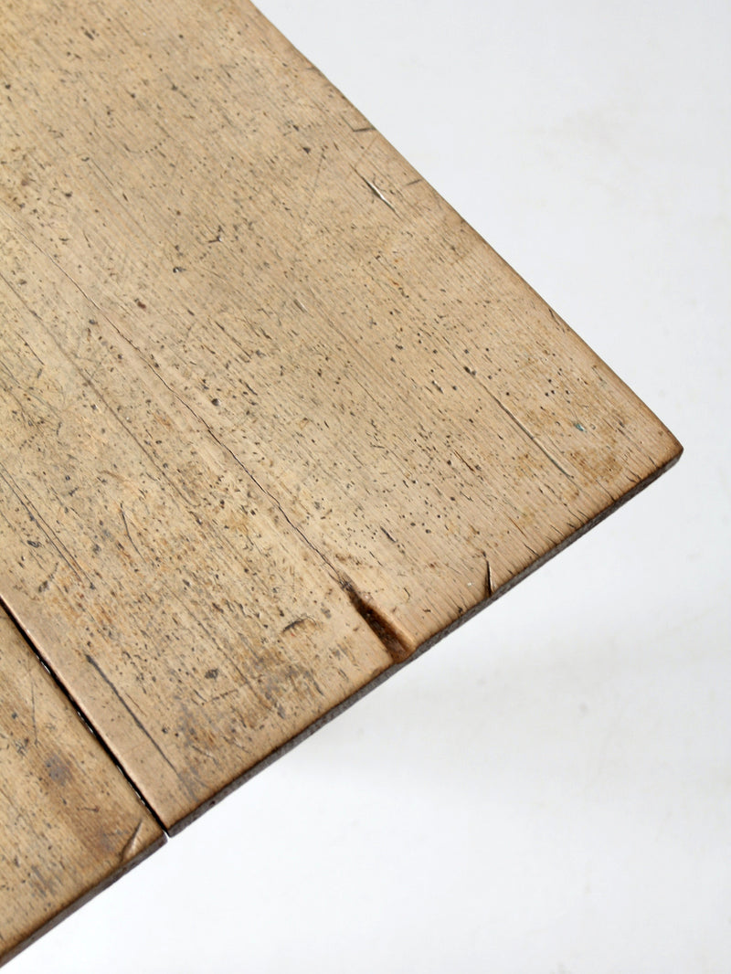 antique wood dining table