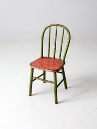 vintage painted children's chair