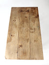 antique wood dining table