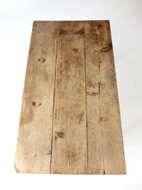 antique wood dining table